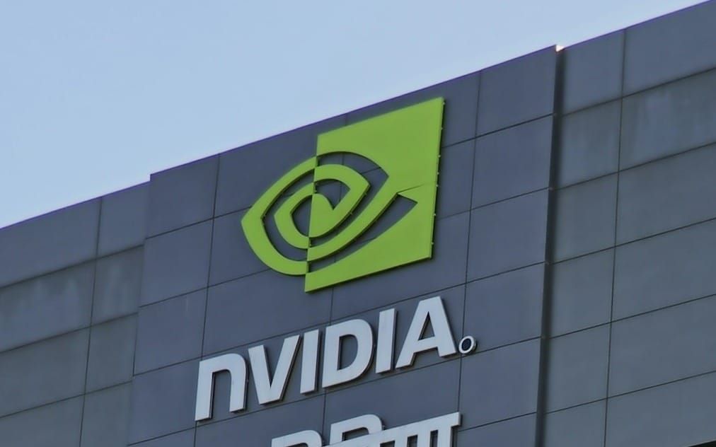 Nvidia data center chips and server racks representing AI infrastructure demand after the company’s first-quarter earnings report