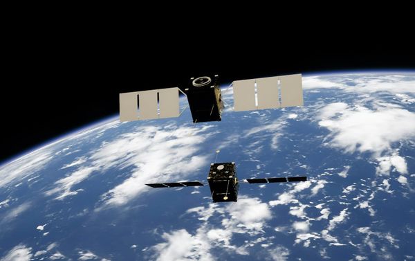 Planet Labs satellite imagery of global infrastructure and defense activity used for AI-powered geospatial intelligence analysis.