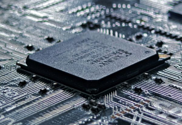 Data center servers and semiconductor chips representing AI infrastructure growth driving Marvell and Intel stock movement