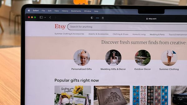 Etsy logo representing marketplace recovery, AI personalization, and third-quarter earnings growth
