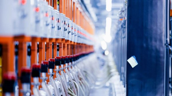Vertiv data center cooling equipment and Corning optical fiber supporting AI infrastructure growth