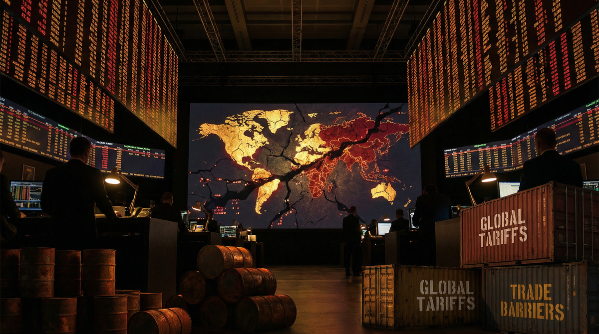 Global tariff war and recession risk — institutional macro analysis