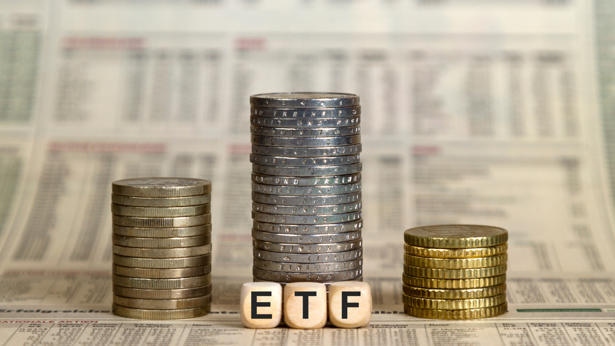 Dé où il est écrit etf sur des pièces