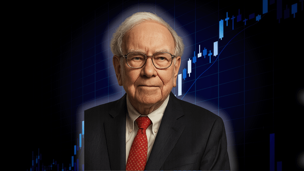 Warren buffet derriere un graphique boursie