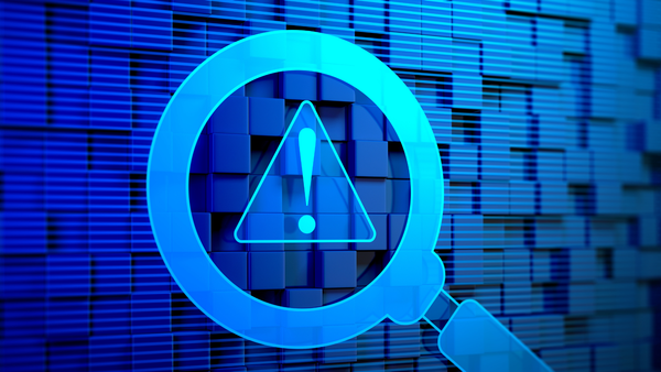 photo d'une loupe avec un attention