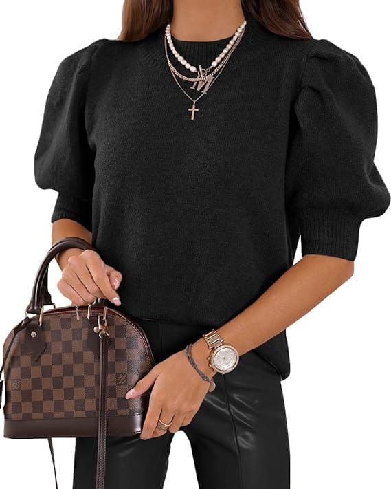 From Day to Night: Transitioning Your Look with Short Puff Sleeve Sweaters