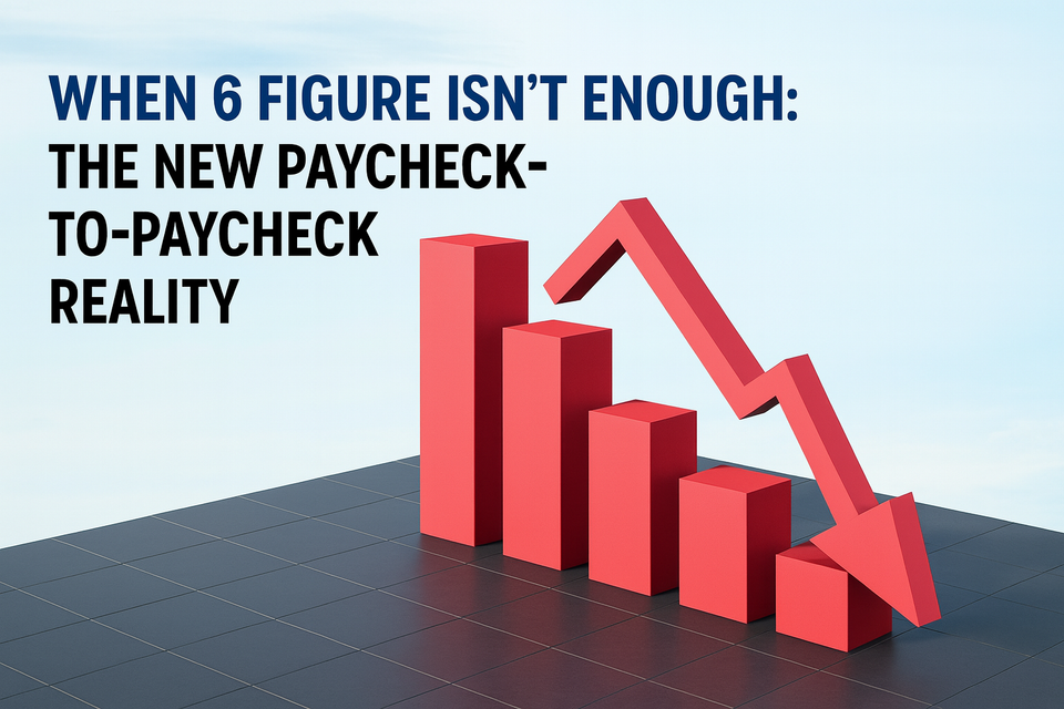 When Six Figures Isn’t Enough: The New Paycheck-to-Paycheck Reality