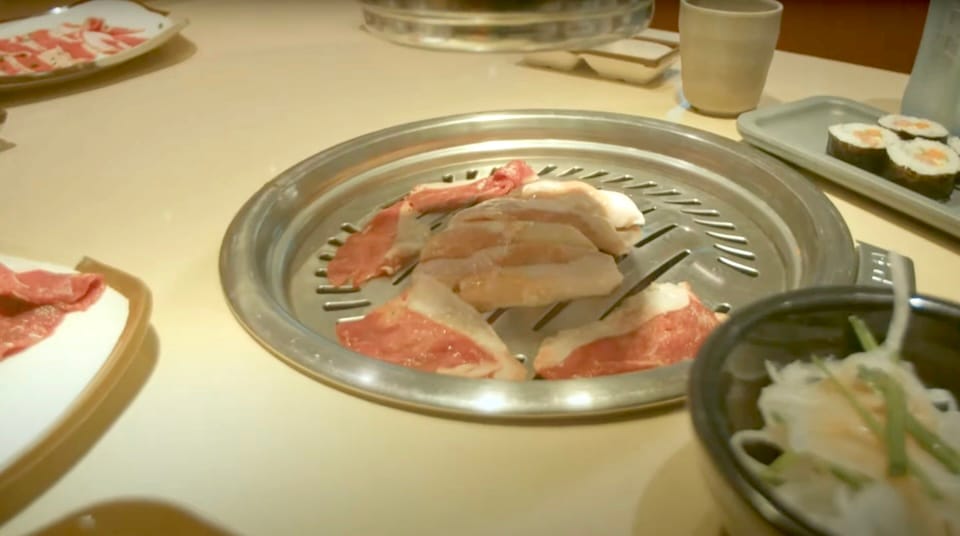 Breaking the fast with a Korean BBQ - not the best idea.