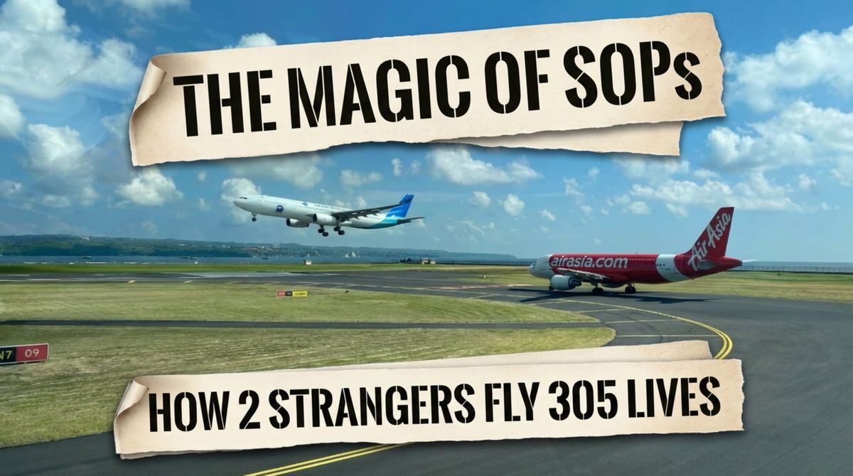 The Magic of SOPs, or How 2 Strangers Fly 305 Lives Across the World