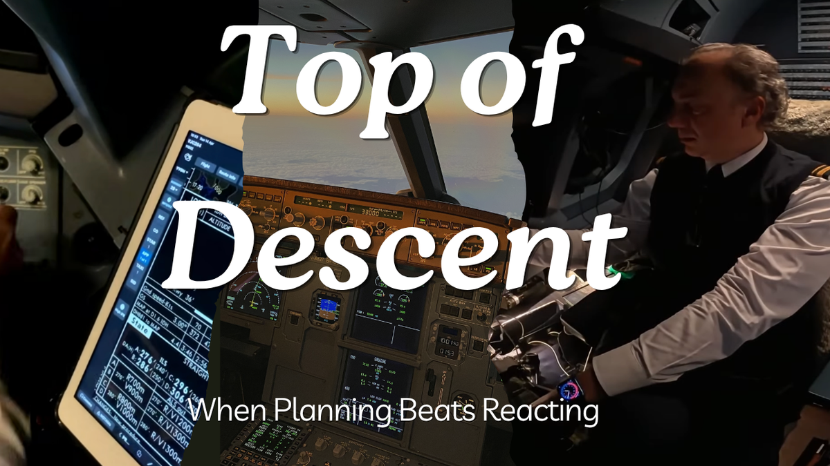 Top of Descent: When Planning Beats Reacting