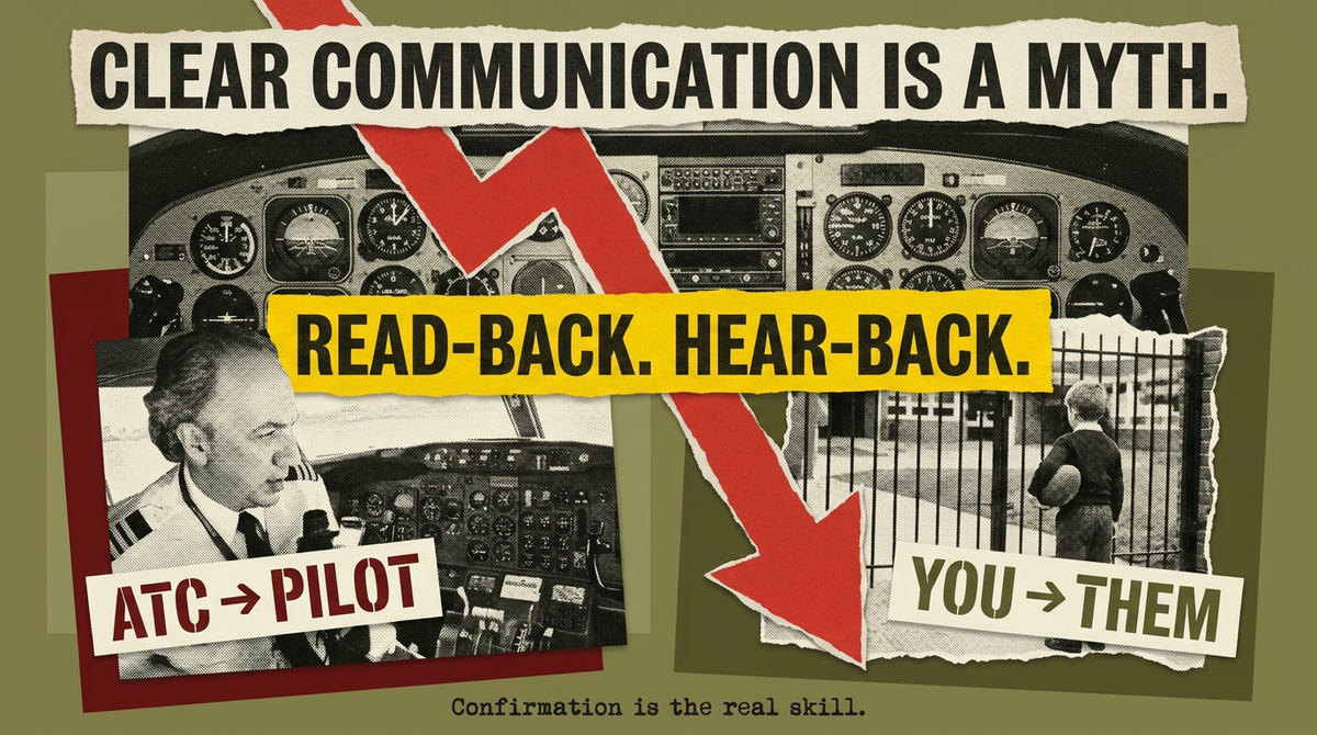 Clear Communication Is a Myth. Confirmation Is the Real Skill.