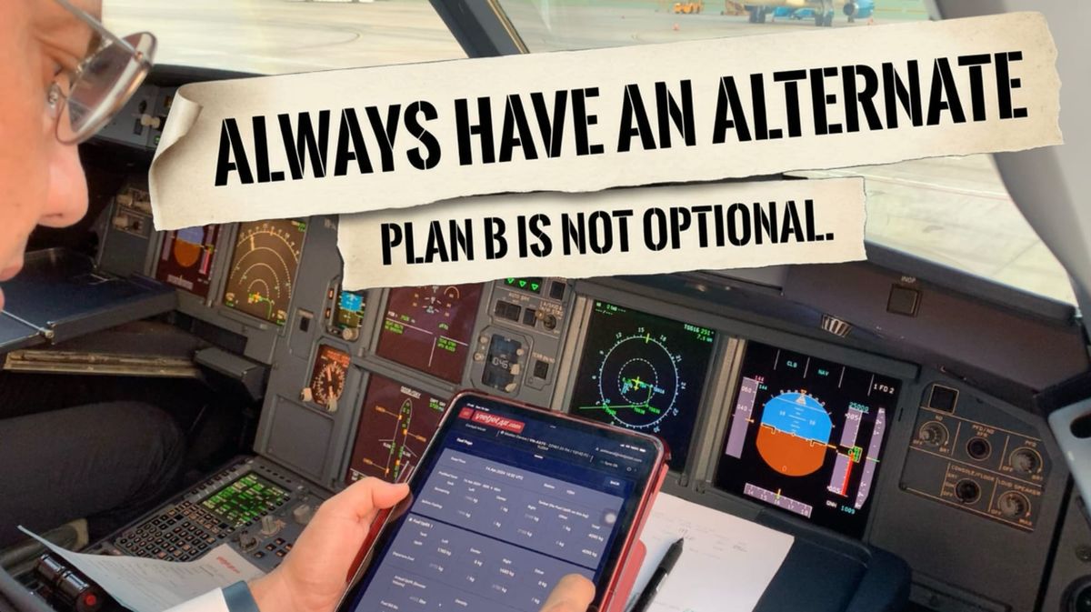Always Have an Alternate: The Plan B Pilots Never Fly Without