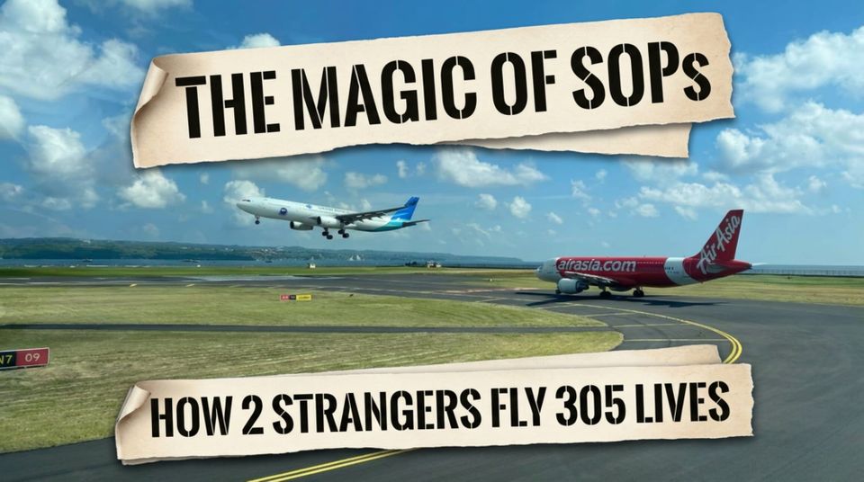 The Magic of SOPs, or How 2 Strangers Fly 305 Lives Across the World