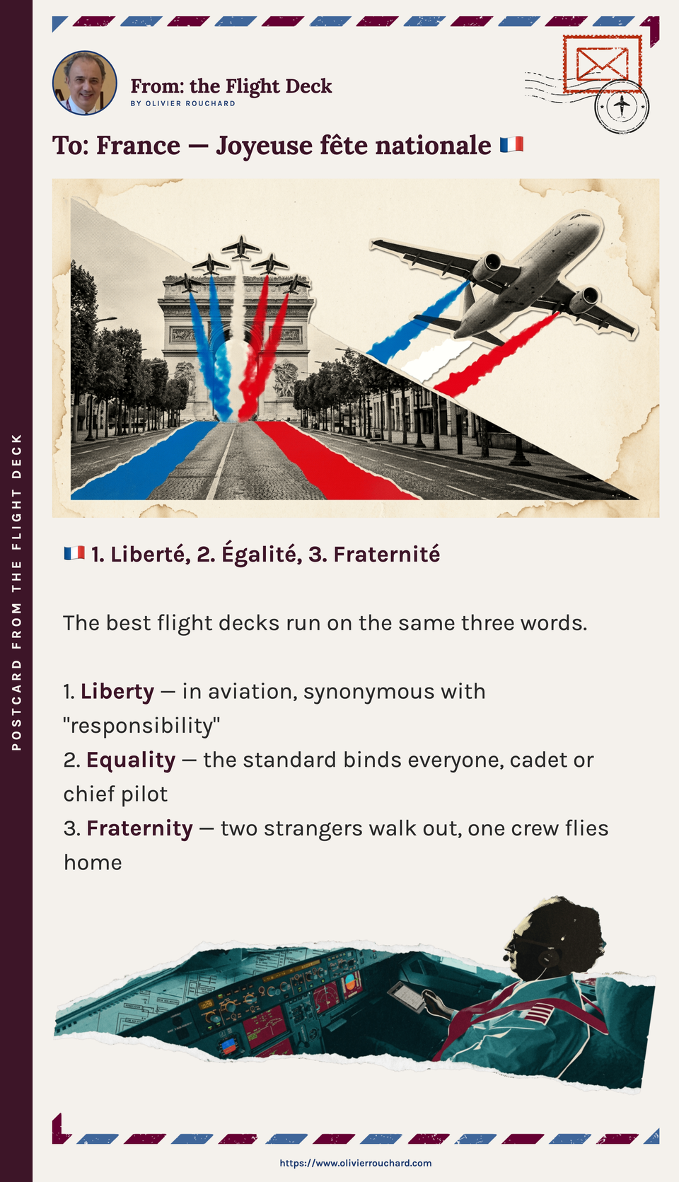 🇫🇷 Today is the 14th of July — la Fête Nationale.