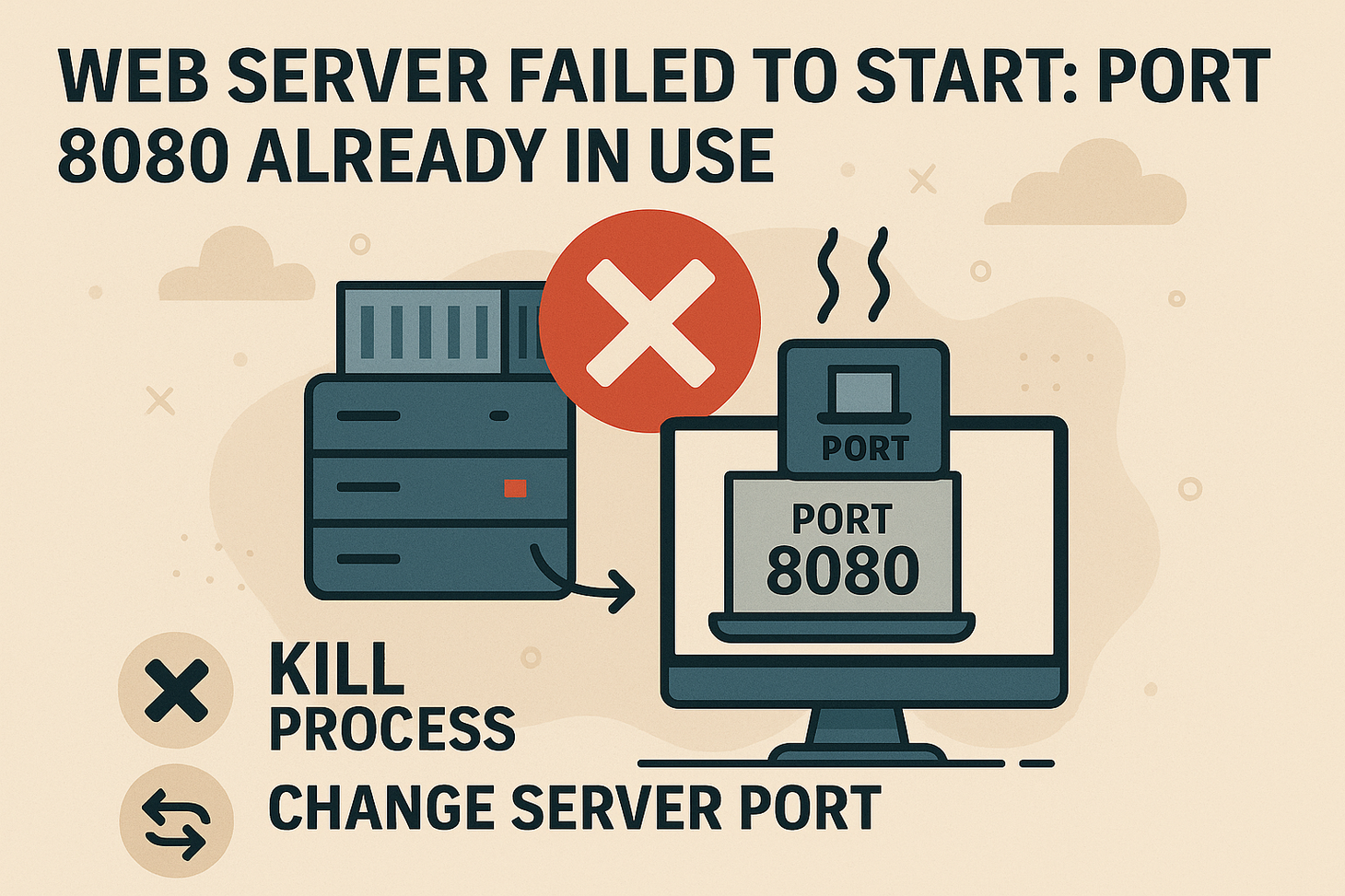 How to fix port 8080 already in use error on Windows and macOS