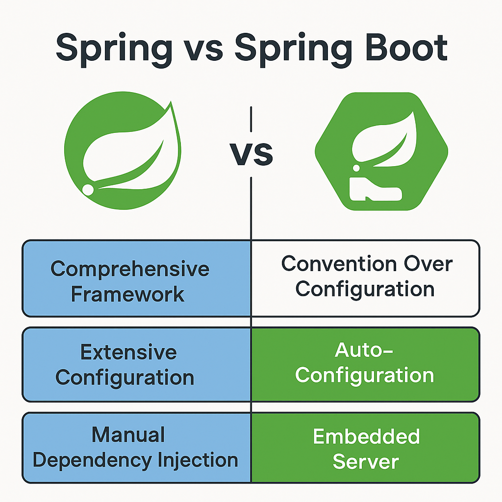Spring vs. Spring Boot: Key Differences Developers Must Know