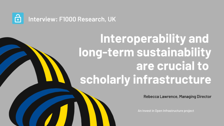 An interview with Rebecca Lawrence, Managing Director, F1000 Research, UK