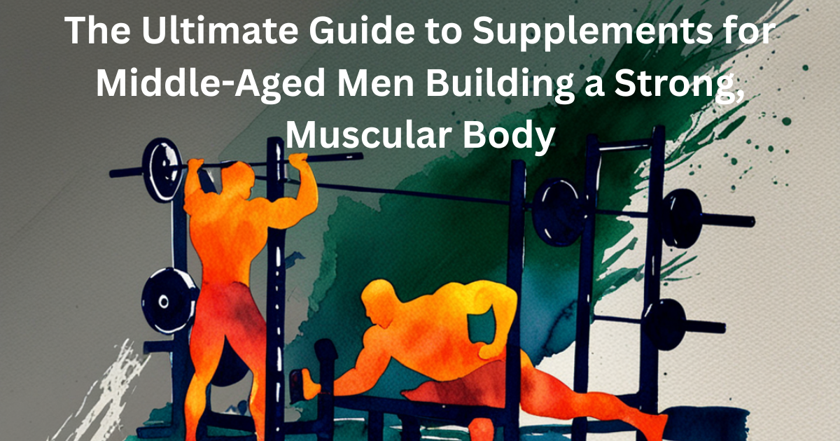 Middle-aged muscular man lifting weights in a gym, representing strength, athleticism, and healthy living supported by 1st Phorm Gym Stack supplements