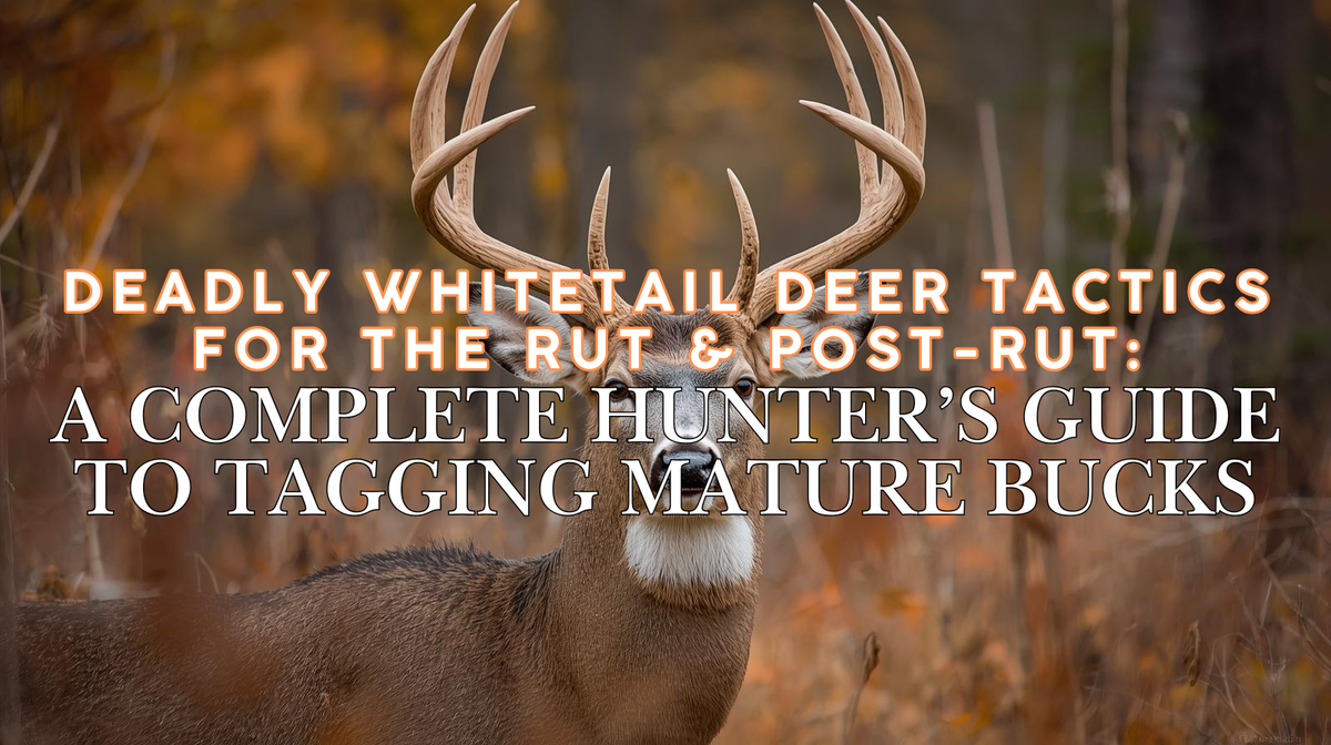 Deadly Whitetail Deer Tactics for the Rut & Post-Rut: A Complete Hunter’s Guide to Tagging Mature Bucks”