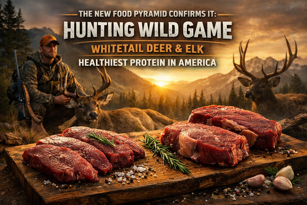 The New Food Pyramid Confirms It: Hunting Wild Game Like Whitetail Deer and Elk Is One of the Healthiest Protein Choices in America