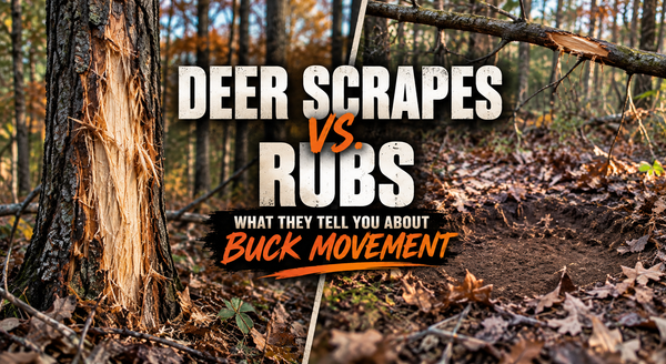 Deer Scrapes vs. Rubs: What They Tell You About Buck Movement