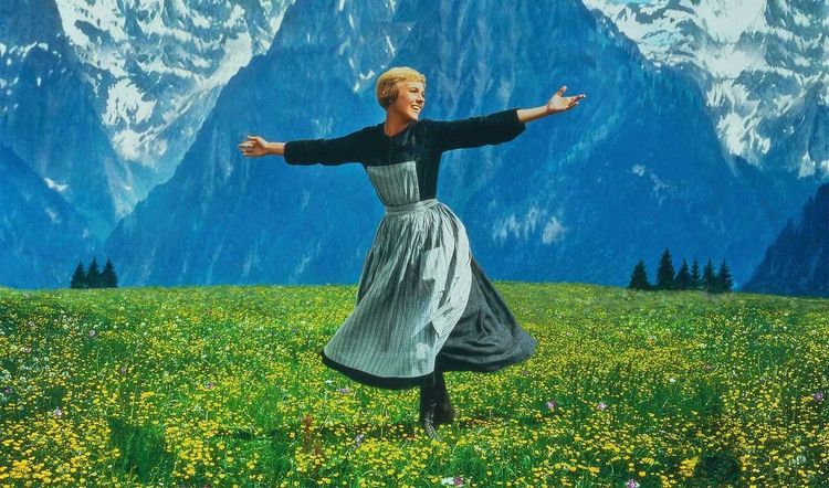 Julie Andrews in The Sound of Music