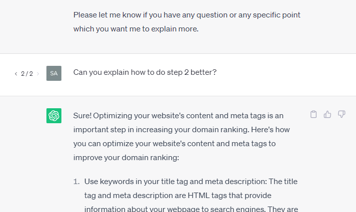 chain of thought prompting