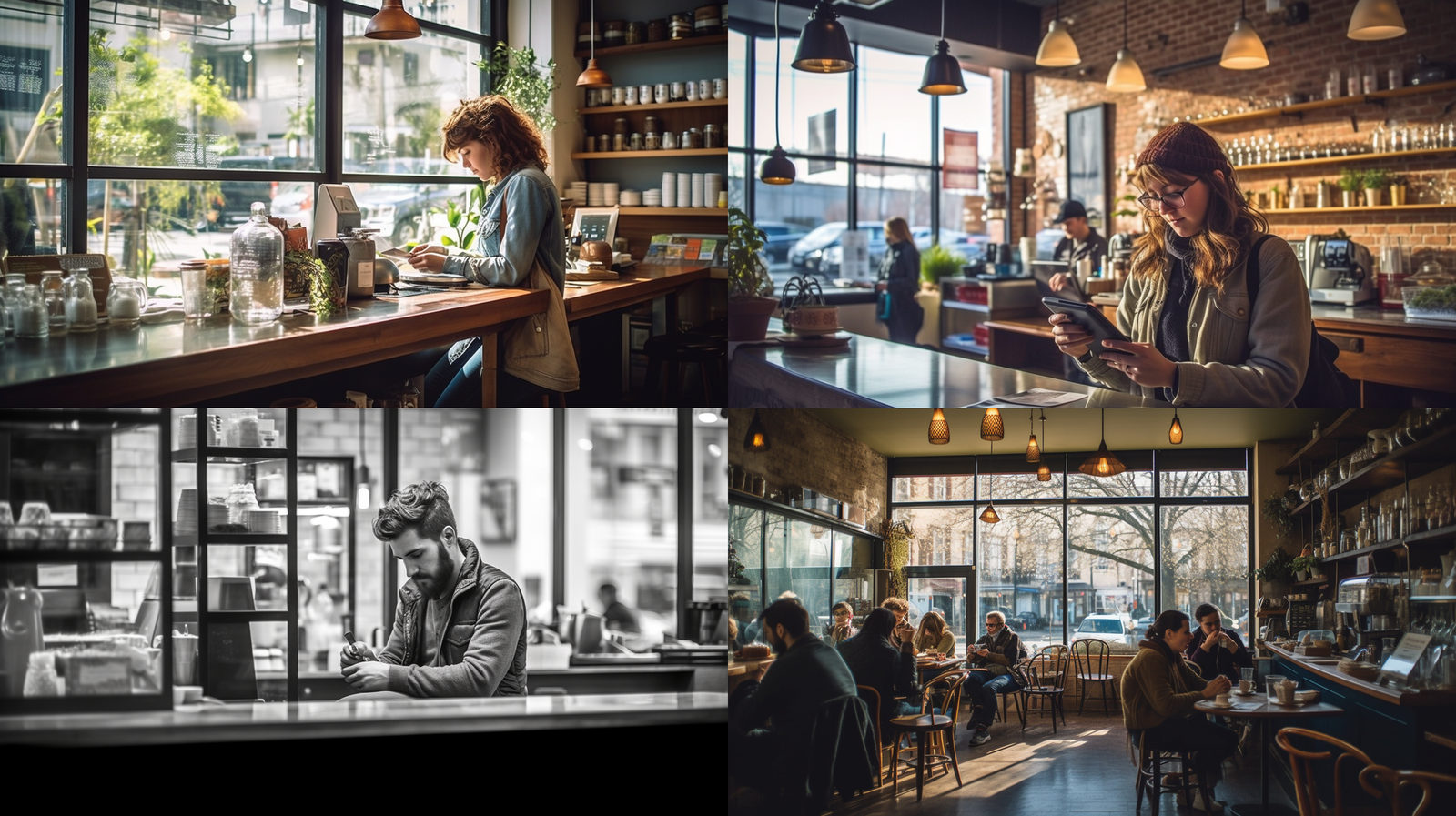 Barista Stock Midjourney Prompt