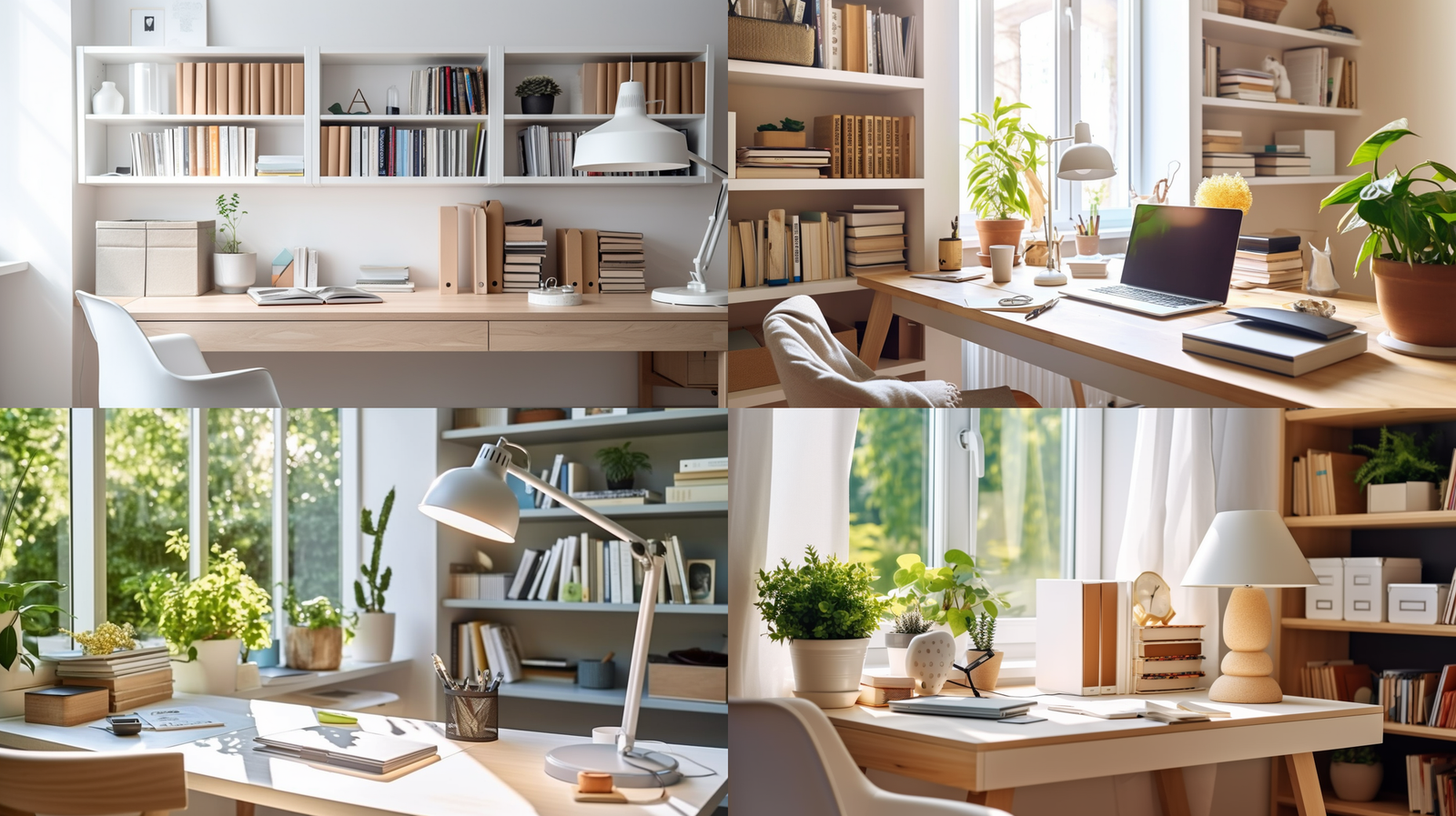 Home Office Setup Midjourney Prompt