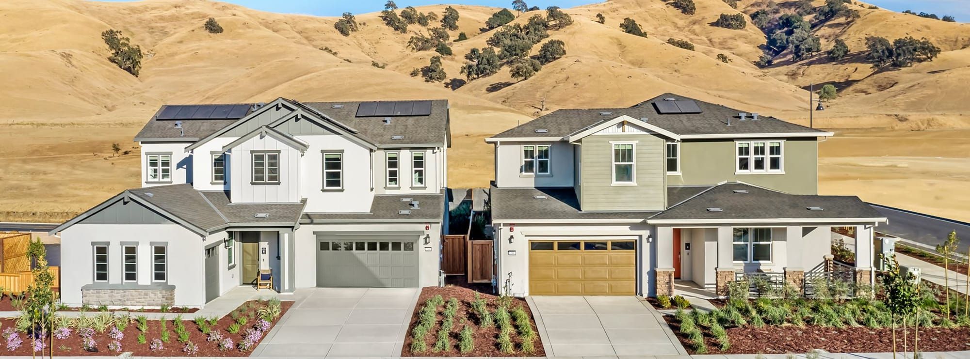 Image by Lennar Homes featuring the first homes at the Lilac Ridge neighborhood within Lagoon Valley.