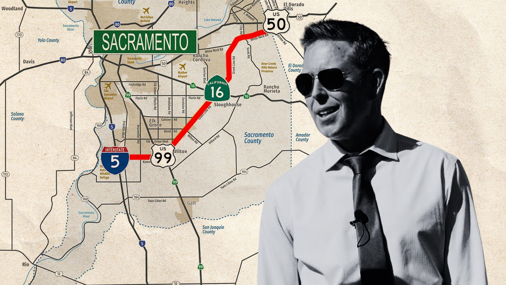 Cover image showcasing the 34-mile SouthEast Connector Expressway, connecting I-5, US 99, Jackson Highway, and US 50