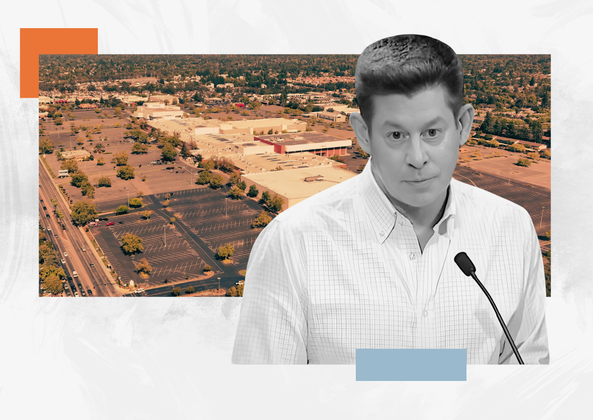Cover design featuring Ethan Conrad at the Citrus Heights City Council meeting, with Sunrise Mall in the background