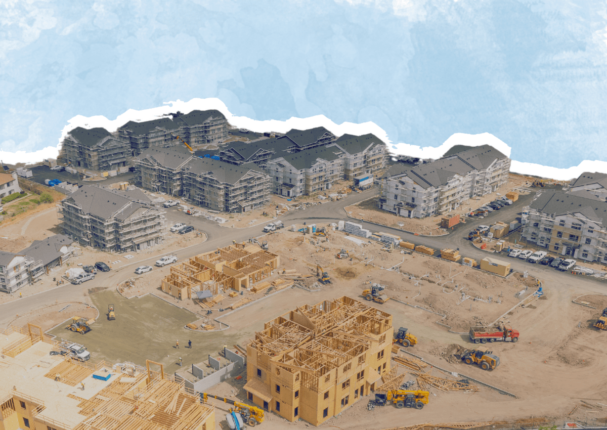 Cover design featuring the Gibson Drive Apartments project site in Roseville.