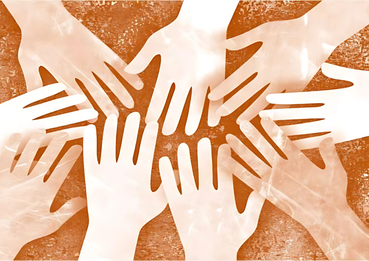 Cover design featuring an image from a presentation on the Community for Health and Independence project.