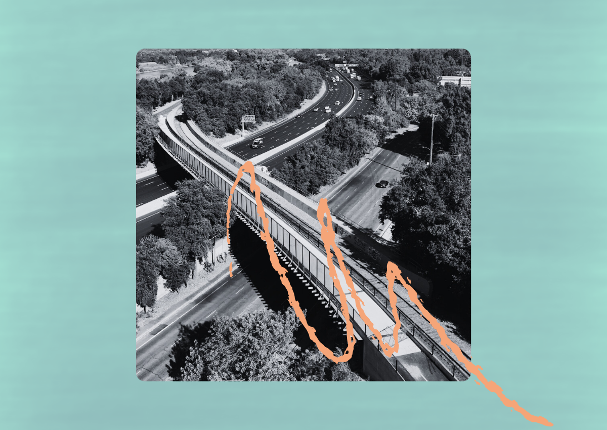 Cover design featuring Del Rio Trail bridge over I-5, slated for reconstruction.