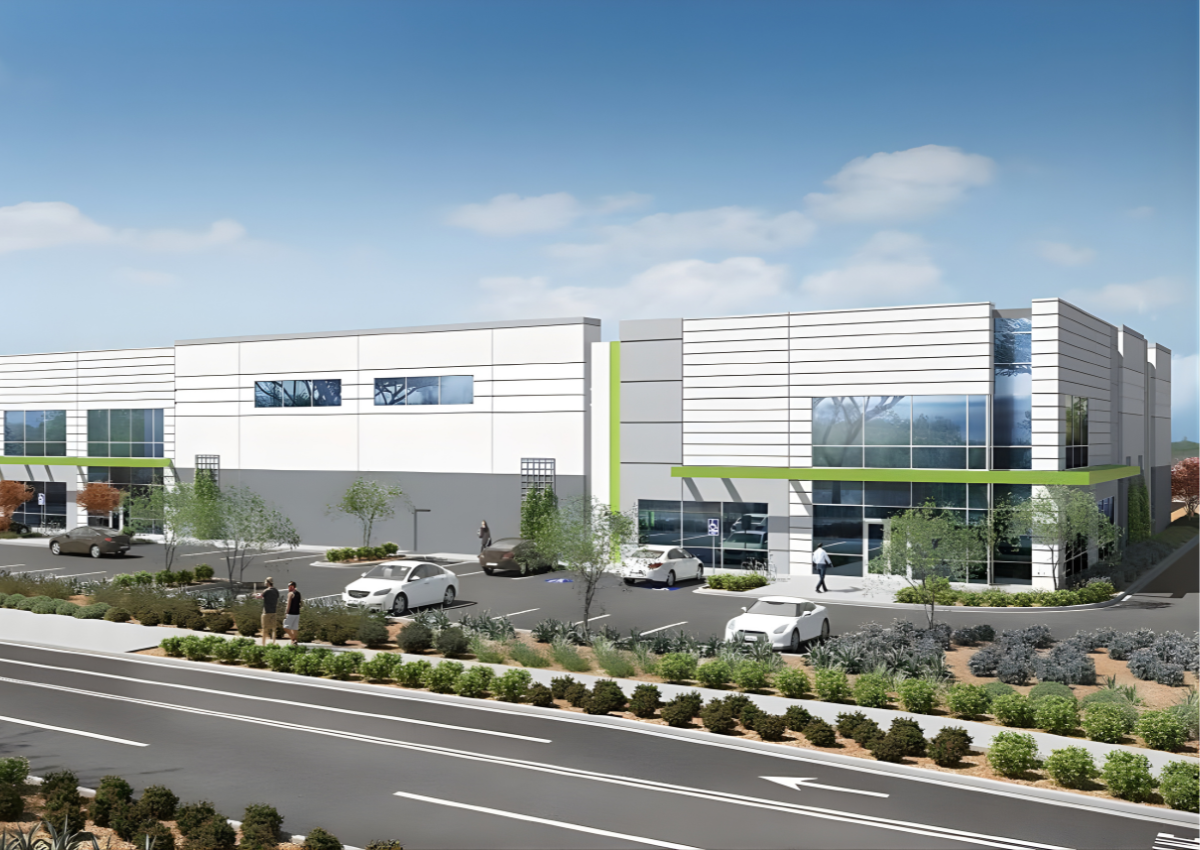 A rendering shows the proposed Rio Del Oro Business Park, a planned industrial development in Rancho Cordova. Image courtesy of HPA Architecture. 