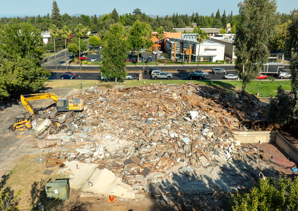 Demolition done, drive-thru on deck for former Marie Callender’s site in Citrus Heights.