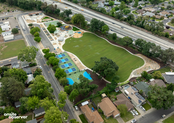 New aerials show progress at Westacre Park and Heritage Oaks Park in West Sacramento