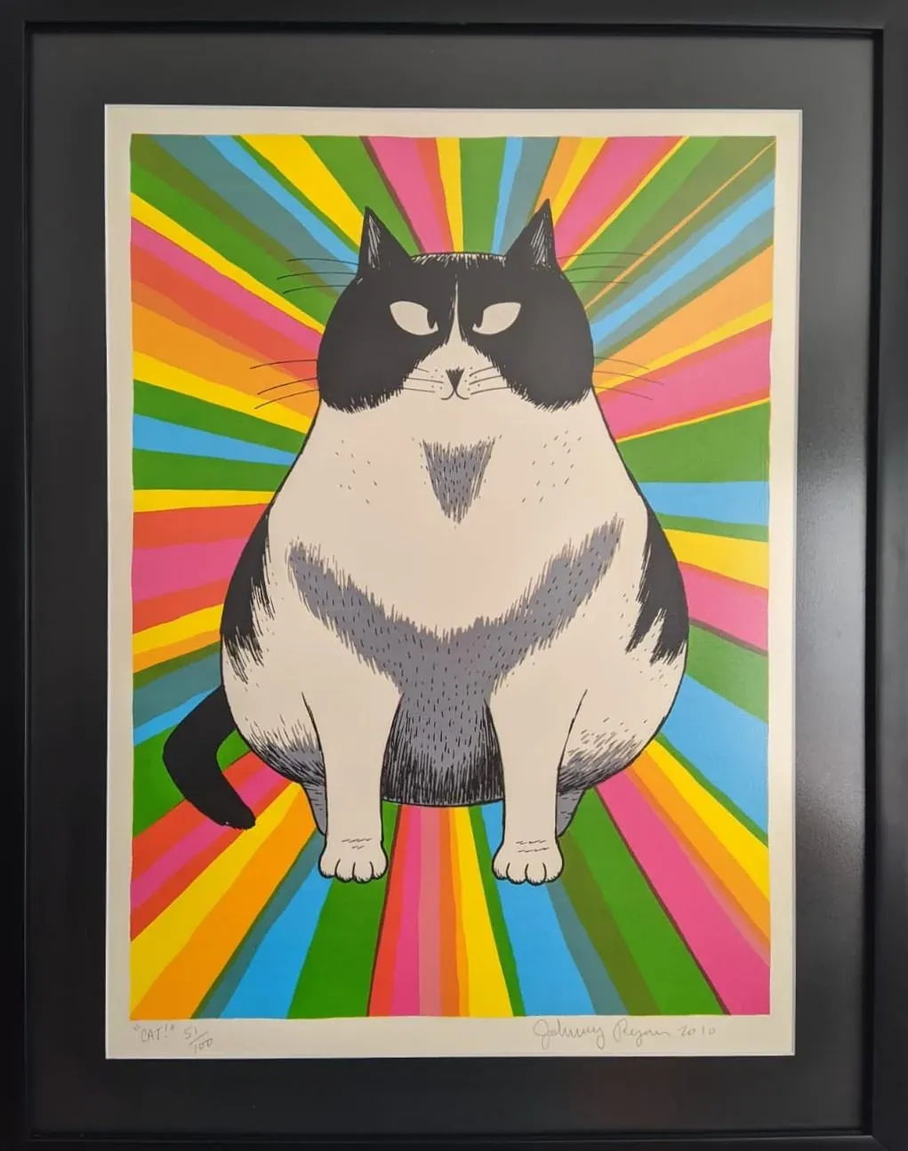 gravure chat de Johnny Ryan