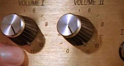 Volume à 11 sur ampli