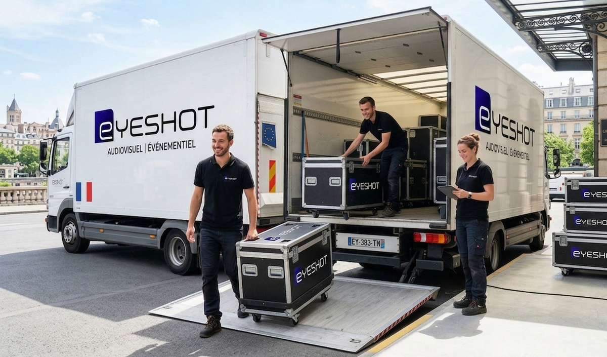 Camion eyeshot à l'étranger