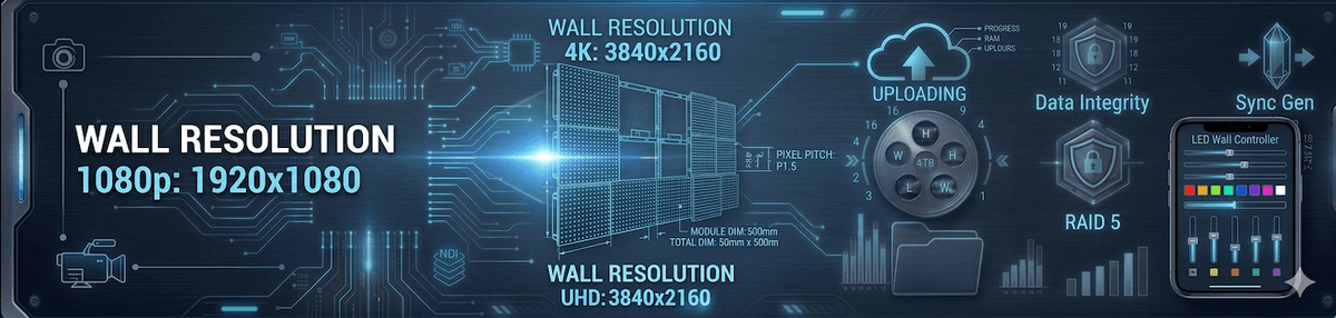 Calculateur de Mur LED