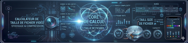 Calculateur de taille de fichier vidéo