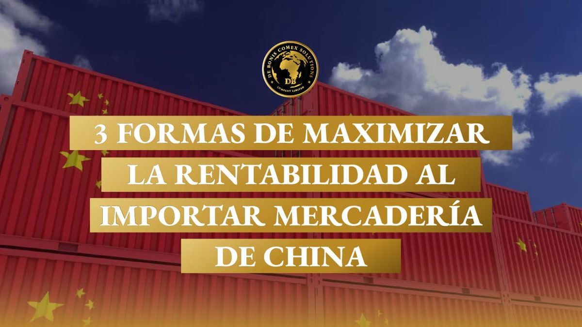 Contenedores de carga con banderas de China que representan estrategias para importar mercadería y mejorar la rentabilidad en el comercio internacional.