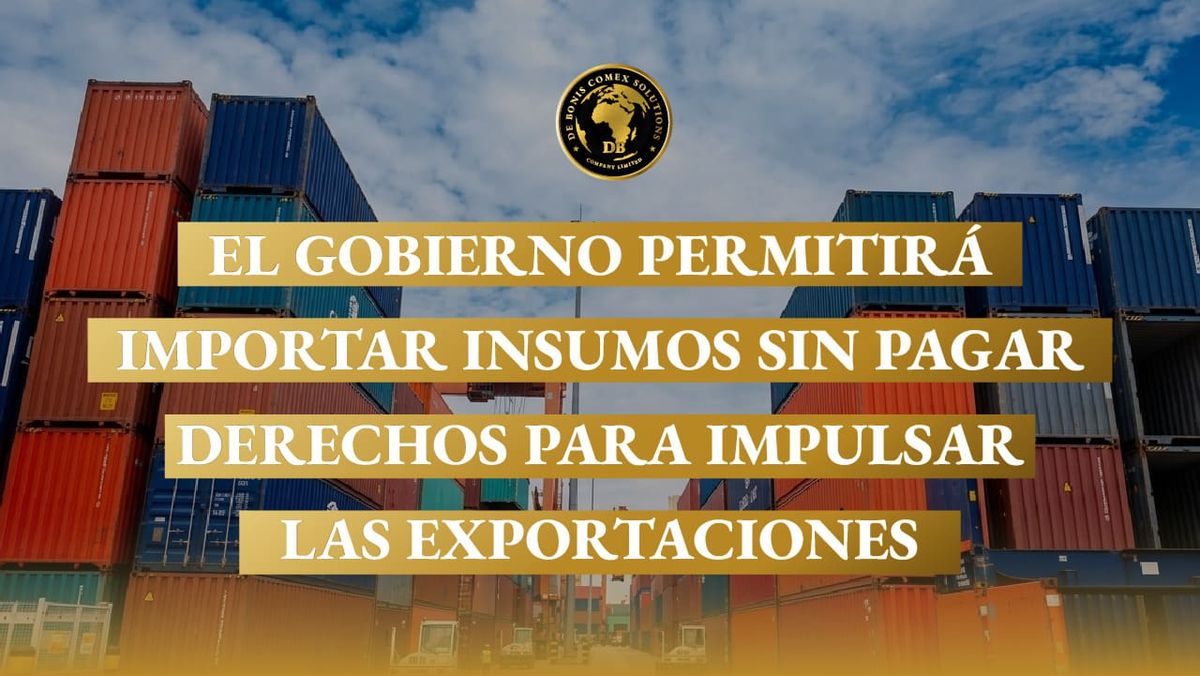 Contenedores en puerto reflejan la medida que permite importar insumos sin pagar tributos bajo el Régimen de Aduana de Factoría.