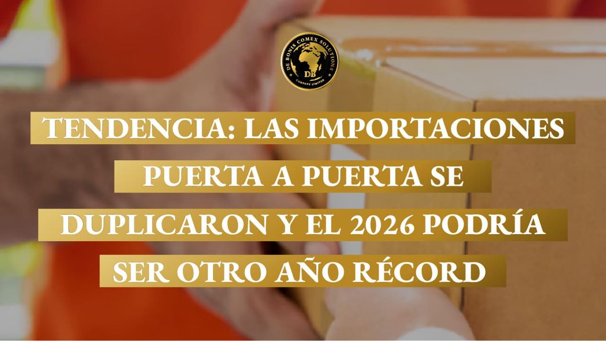 Entrega de paquete en domicilio, vinculada al crecimiento de las importaciones puerta a puerta y compras internacionales desde Argentina.