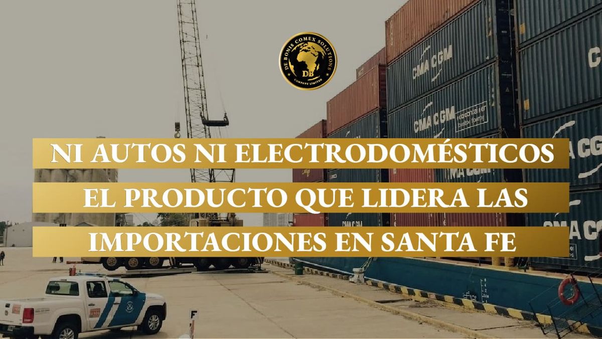 Contenedores y operación portuaria en Santa Fe vinculados al crecimiento de las importaciones de soja y otros insumos industriales.