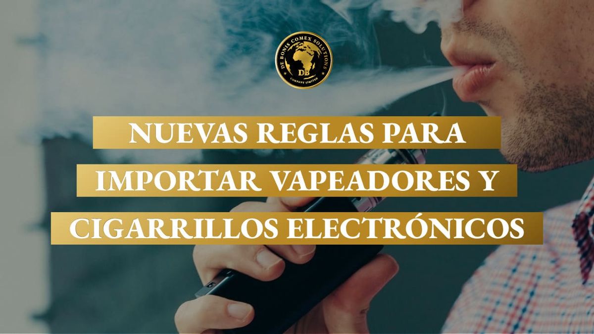 Persona utilizando un cigarrillo electrónico en una nota sobre nuevas normas para importar vapeadores y regular productos de nicotina en Argentina.