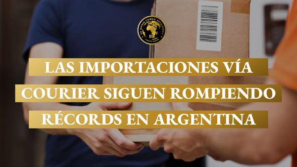 Entrega de paquetes de comercio electrónico vinculada al crecimiento del courier en Argentina y al aumento de importaciones puerta a puerta.