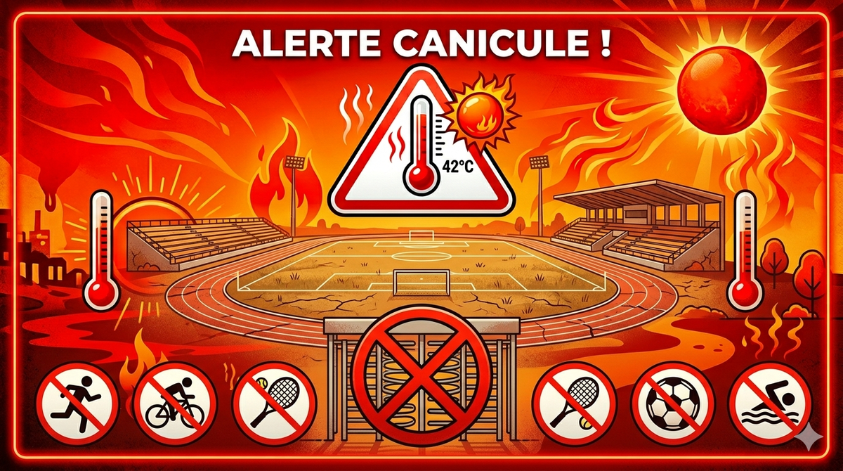 Annulation des cours jusqu’à la fin de l’alerte canicule niveau rouge